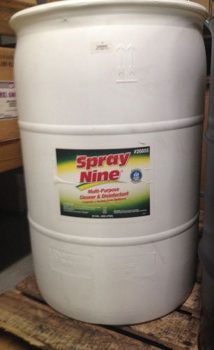 Spray nine multi purpose cleaner &amp; disinfectant   # 26855    55 gallon drum for sale