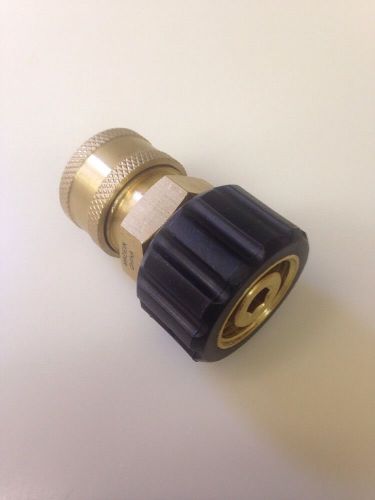 3/8&#034; female quick coupler with m22 female end pressure washer adapter for sale