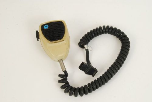 Motorola 2-Way Radio HMN4002A Hand Mic Microphone - Fair / Discoloration