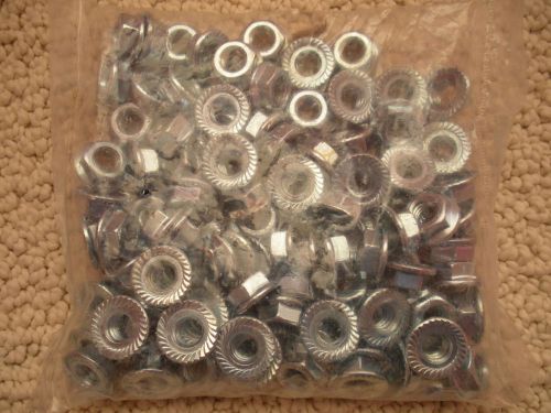 5/16 serrated hex flange nut 97 pc for sale