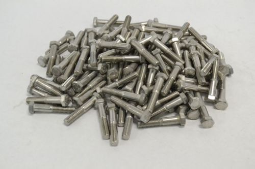 LOT 155 NEW THE F593G316 STAINLESS HEX CAP SCREW STANDARD 3/8 - 12 X 2 B248236