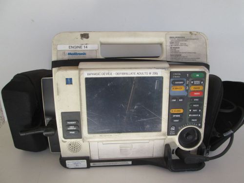 Lifepak 12 monitor powers up with ecg cable biphasic  #3 for sale