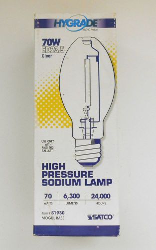 SATCO 70W  ED23.5 CLEAR HIGH PRESSURE SODIUM LAMP