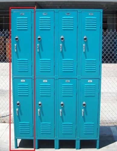 Republic steel standard metal  double tier locker used for sale