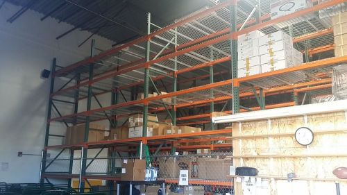 Huge lot of heavy duty warehouse racking for sale