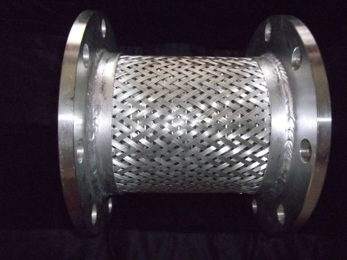 6&#039;&#039; X 9 &amp; 1/2&#039;&#039;  Flanged Braided Stainless Steel Flex Joint Pipe