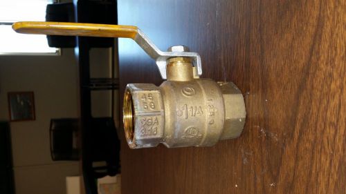 Prochannel 1 1/4&#034; bronze ball valve brs 600 wog - threaded for sale