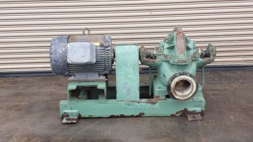 Krogh carver 40 hp centrifugal pump 6&#034; x 6&#034; in / out for sale