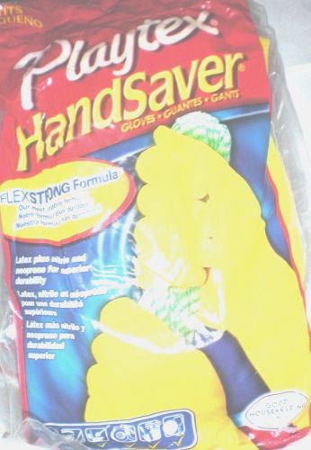 Playtex handsaver gloves - sz small (pack of 6) latex durable cleaning kitchen for sale