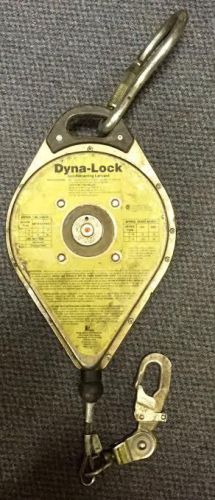 Dyna-lock 3/16 stainless steel wire rope self-retracting lanyard for sale