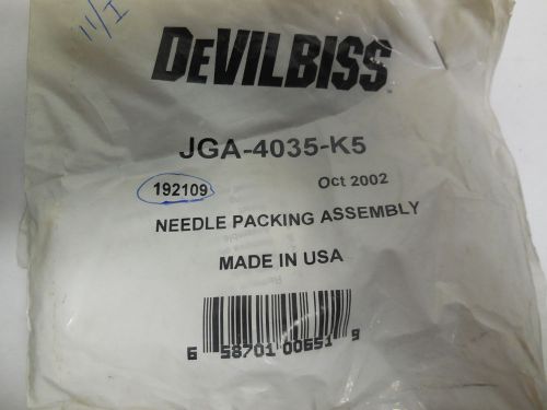 Devilbiss jga-4035-k5 needle packing assembly 192109 usa for sale