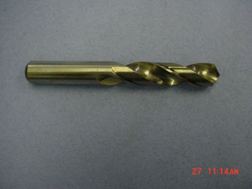 Screw machine drill bit - - dia: 13/32 - - oal: 3 7/16&#034; ( made in canada ) for sale