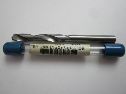 NEW 1/4&#034; Solid Carbide Drill Bit