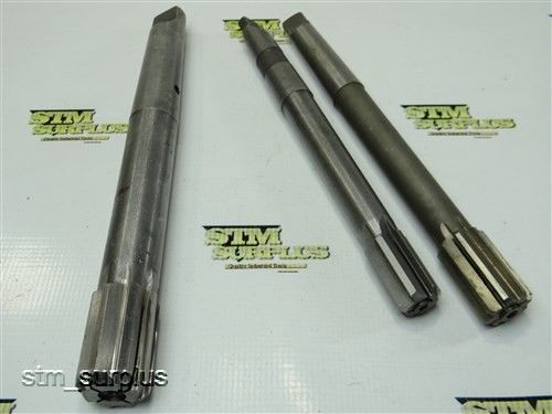 Lot of 3 hss morse taper shank expansion reamers 1&#034; to 1-3/8&#034; with 3mt &amp; 4mt for sale