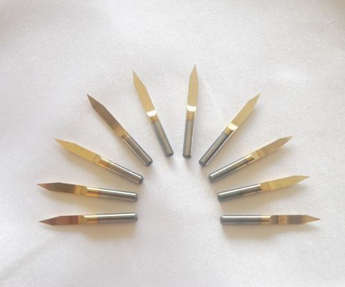 10x titanium coated carbide pcb engraving cnc bit router tool 30 degree 0.2mm for sale
