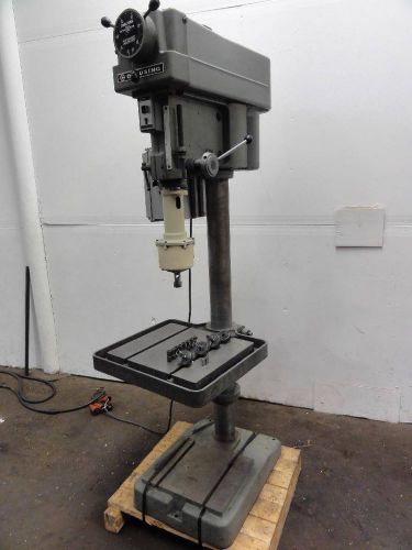 CLEAN CLAUSING 2274 / PROCUNIER 3 TAPPING DRILL PRESS VARIABLE SPEED w/TOOLING