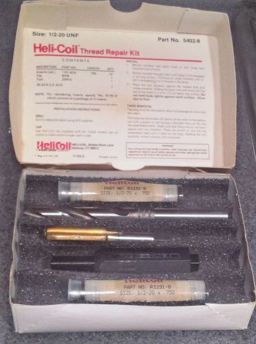 1/2-20 helicoil master thread repair kit 5402-8 new in box for sale