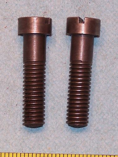 PAIR OF BOLTS FOR A SOUTH BEND 9&#034; 10k LATHE APRON  ATTACHES  APRON TO THE SADDLE