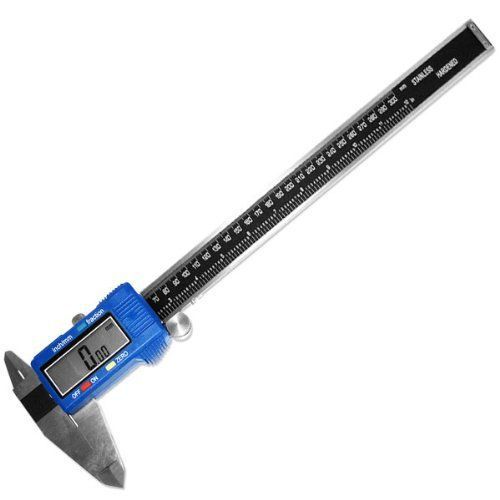 12 Inch Stainless Steel Digital Caliper Measuring Tool LCD Fractional Display