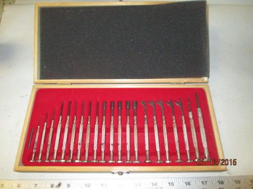 MACHINIST LATHE MILL  Set of Micro Small Jewelers Screw Driver s Etc for Pocher