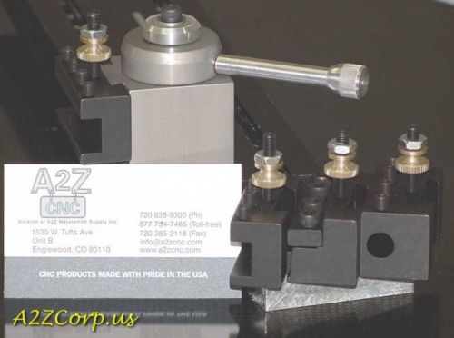 A2z qctp quick change toolpost 7x10/12/14 lathes usa made ships free usa! for sale