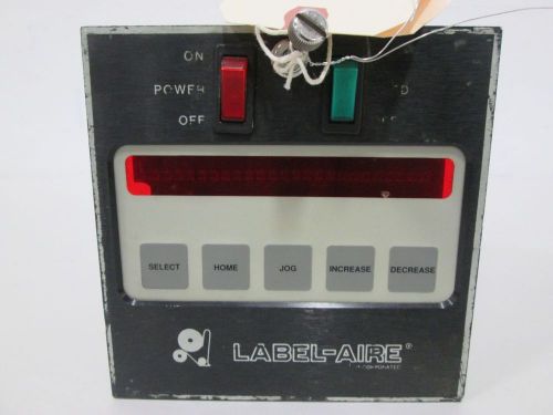 New label aire 0014581 74-612-91 b/c display control assembly labeler d326125 for sale