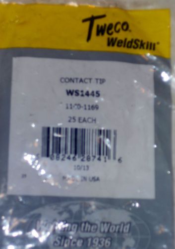 TWECO  WS1445 CONTACT TIP 1140/1169,PACKAGE 25 PIECES