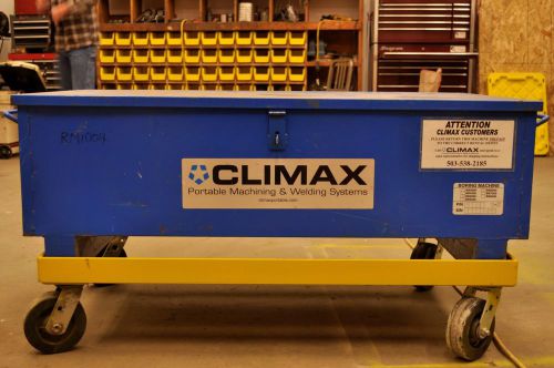 2013 climax bb5000 portable line boring unit, boring machine for sale