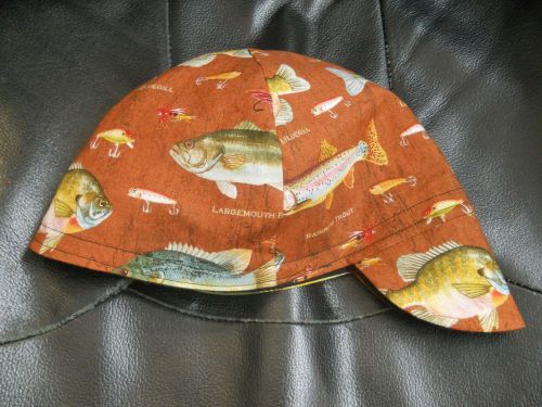 Wendys welding welding hat made with fishing fabric new! for sale