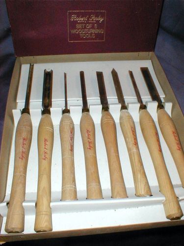 Unused Set Sorby Sheffield Woodturning Tools - #82HS 8Pcs 16 to 20 in.