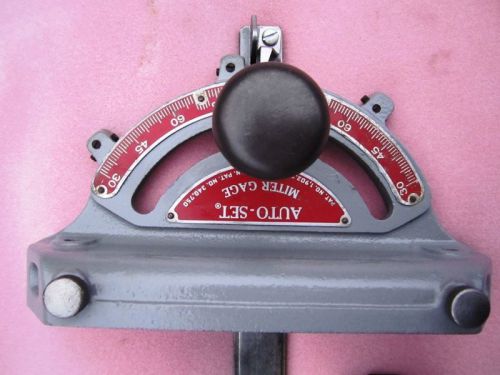Delta 12/14 Table Saw Auto Set Miter Gauge - very good condition
