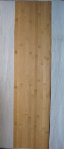 Lot (4) Bamboo Veneer 1/40&#034; Thick x 10-3/4&#034; Wide 44&#034; Long Thin Backed Craft Wood
