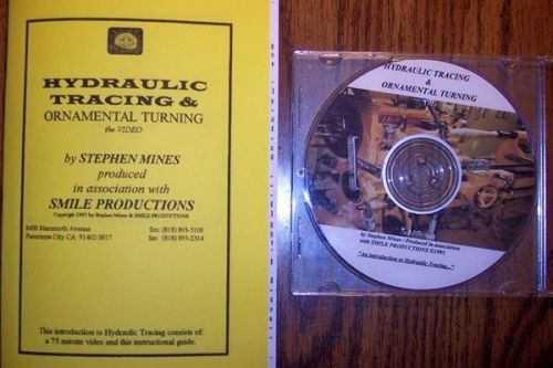 Hydraulic tracing &amp; wood  turning -  dvd with instructional booklet for sale