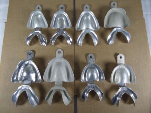 Sto-k coe dental impression trays *lot of 16 miscellaneous* for sale