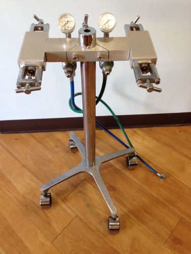 Matrx 4 bottle, tank, nitrous oxide and oygen anesthesia sedation stand for sale