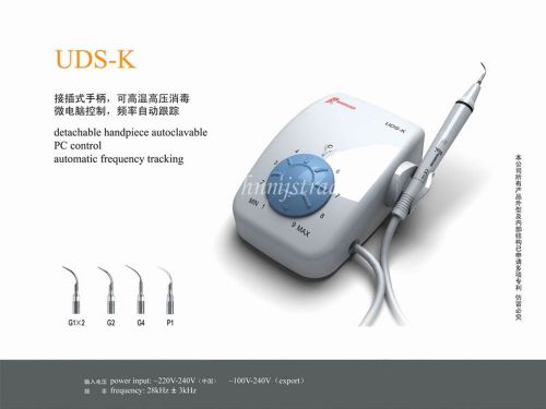 Woodpecker piezoelectric dental piezo ultrasonic scaler uds-k ems compatible220v for sale