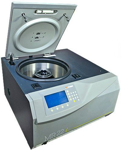 Jouan mr22i refrigerated tabletop centrifuge with rotor jouan am2.19 for sale