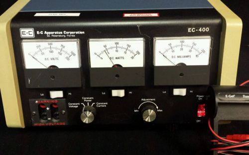 E-C Apparatus  EC-400 Electrophoresis Power Supply