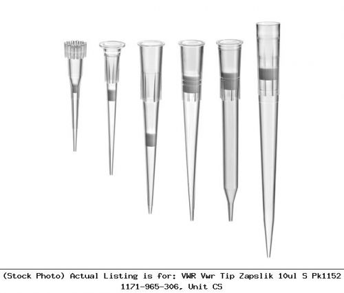 VWR Vwr Tip Zapslik 10ul S Pk1152 1171-965-306, Unit CS Liquid Handling Unit