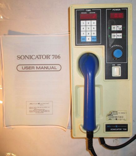 METTLER  SONICATOR ME 706 Ultrasound Machine Testing Equipment