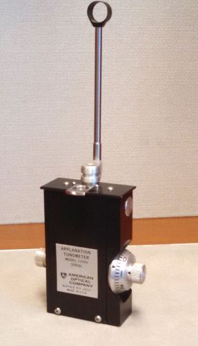 Applanation tonometer for slit lamp