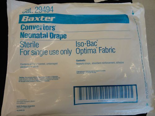 Lot of (5) BAXTER Convertors Neonatal Drapes #29494 Iso Bac Optima Fabric