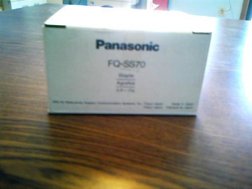 GENUINE PANASONIC STAPLE CARTRIDGES 3 PER BOX # FQ-SS70