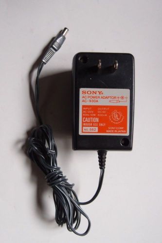 Authentic OEM Sony AC power adapter AC-930A 9v replacement cord M-2020