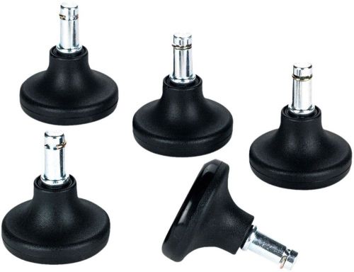Master Caster 70176 High Profile Bell Glides for Office Chairs, 5-Pack, 2&#034; Base