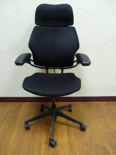 Humanscale &#034;freedom&#034;office chair high back w/headrest **free shipping**#10664 for sale