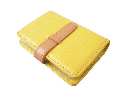 Richblue Hasp Business card case Faux Leather Credit ID Card Holder Wallet 1360
