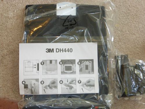 3M DH440MB Adjustable Monitor Mount Document Holder 35 Sheet Capacity