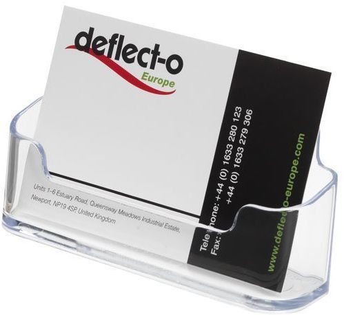 Business Card Holder Single Compartment Clear 70101