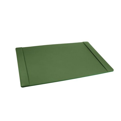 LUCRIN - Leather Desk Pad 2 sections - Smooth Cow Leather - Light green